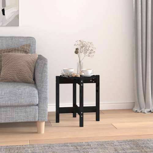 Stolić za kavu crni Ø 42,5x45 cm od masivne borovine - Crna Ø 42.5 x 45 cm 1 Cijena