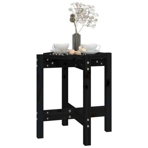Stolić za kavu crni Ø 42,5x45 cm od masivne borovine - Crna Ø 42.5 x 45 cm 1 Cijena