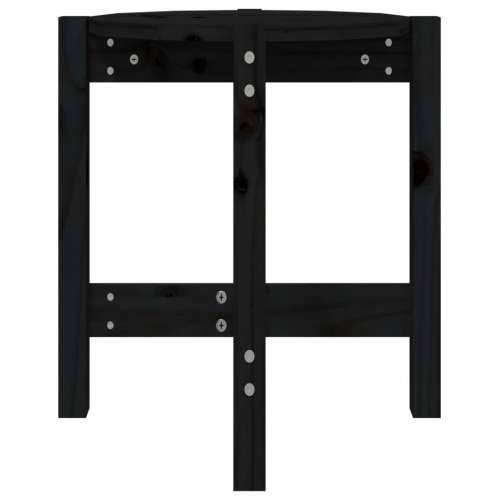 Stolić za kavu crni Ø 42,5x45 cm od masivne borovine - Crna Ø 42.5 x 45 cm 1 Cijena