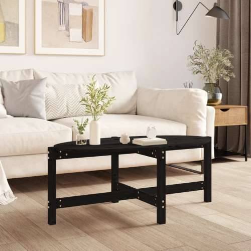 Stolić za kavu crni 118 x 63 x 45 cm od masivne borovine - Crna 118 x 63 x 45 cm 1 Cijena