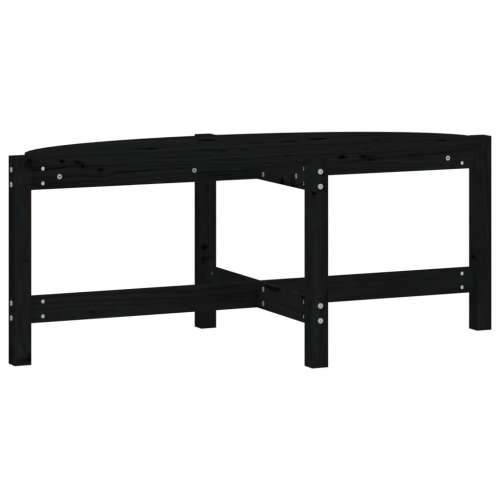 Stolić za kavu crni 118 x 63 x 45 cm od masivne borovine - Crna 118 x 63 x 45 cm 1 Cijena