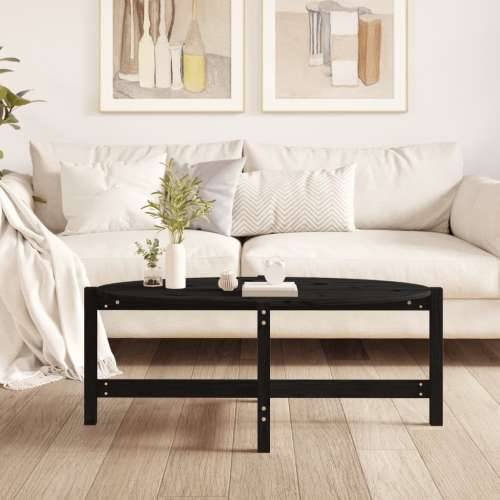 Stolić za kavu crni 118 x 63 x 45 cm od masivne borovine - Crna 118 x 63 x 45 cm 1 Cijena