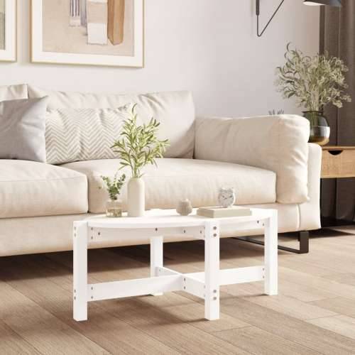 Stolić za kavu bijeli 87 x 48 x 35 cm od masivne borovine - Bijela 87 x 48 x 35 cm 1 Cijena