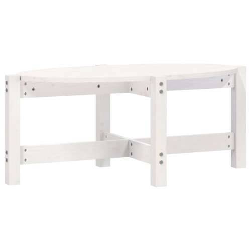 Stolić za kavu bijeli 87 x 48 x 35 cm od masivne borovine - Bijela 87 x 48 x 35 cm 1 Cijena