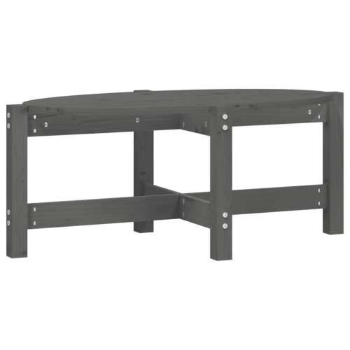 Stolić za kavu sivi 87 x 48 x 35 cm od masivne borovine - Siva 87 x 48 x 35 cm 1 Cijena