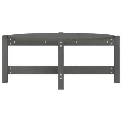 Stolić za kavu sivi 87 x 48 x 35 cm od masivne borovine - Siva 87 x 48 x 35 cm 1 Cijena
