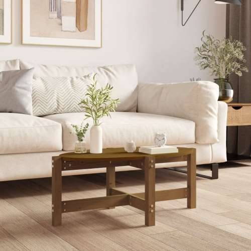 Stolić za kavu boja meda 87 x 48 x 35 cm od masivne borovine - boja meda 87 x 48 x 35 cm 1 Cijena