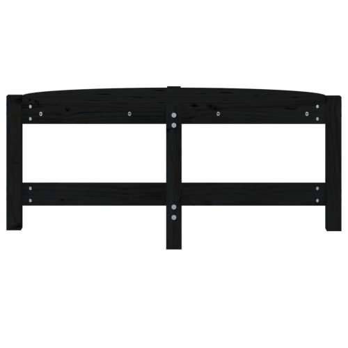 Stolić za kavu crni 87 x 48 x 35 cm od masivne borovine - Crna 87 x 48 x 35 cm 1 Cijena