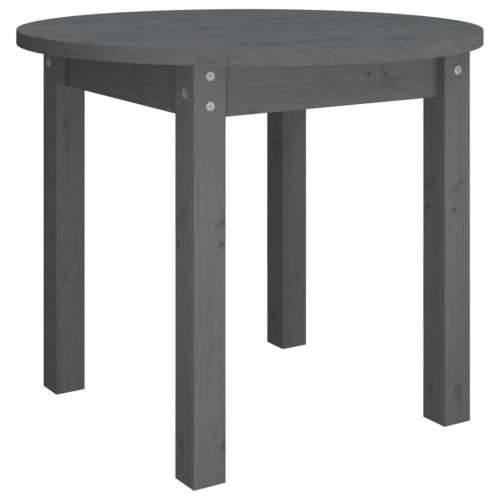 Stolić za kavu sivi Ø 55x45 cm od masivne borovine - Siva Ø 55 x 45 cm 1 Cijena