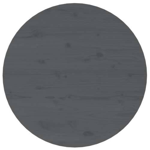 Stolić za kavu sivi Ø 55x45 cm od masivne borovine - Siva Ø 55 x 45 cm 1 Cijena