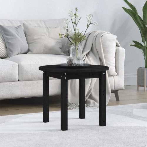 Stolić za kavu crni Ø 55x45 cm od masivne borovine - Crna Ø 55 x 45 cm 1 Cijena