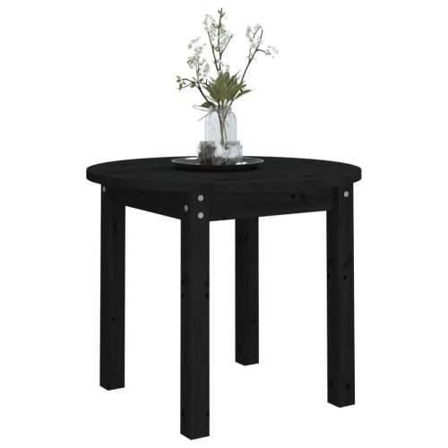 Stolić za kavu crni Ø 55x45 cm od masivne borovine - Crna Ø 55 x 45 cm 1 Cijena