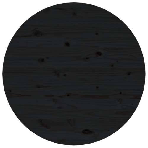 Stolić za kavu crni Ø 55x45 cm od masivne borovine - Crna Ø 55 x 45 cm 1 Cijena