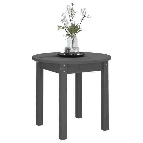 Stolić za kavu sivi Ø 45x40 cm od masivne borovine - Siva Ø 45 x 40 cm 1 Cijena