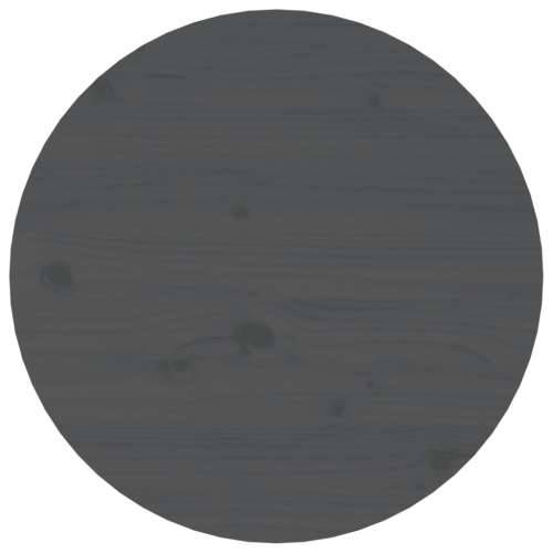 Stolić za kavu sivi Ø 45x40 cm od masivne borovine - Siva Ø 45 x 40 cm 1 Cijena