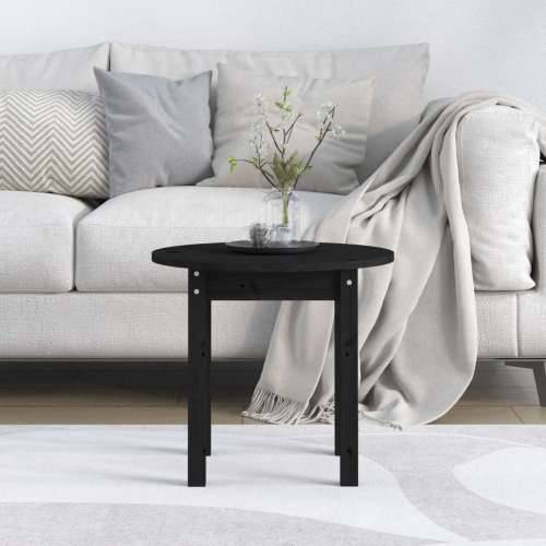 Stolić za kavu crni Ø 45x40 cm od masivne borovine - Crna Ø 45 x 40 cm 1 Cijena