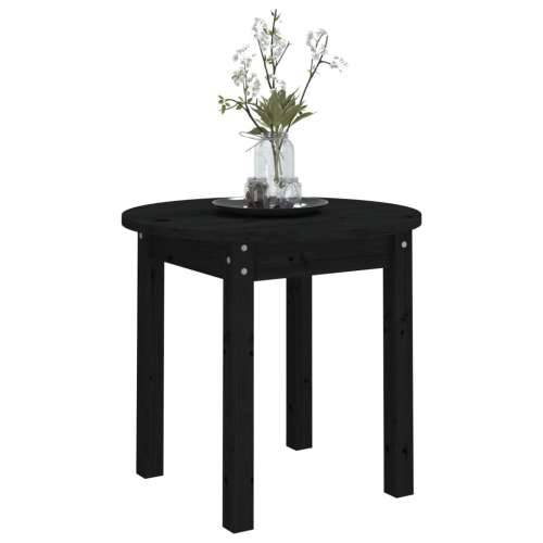 Stolić za kavu crni Ø 45x40 cm od masivne borovine - Crna Ø 45 x 40 cm 1 Cijena