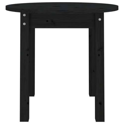 Stolić za kavu crni Ø 45x40 cm od masivne borovine - Crna Ø 45 x 40 cm 1 Cijena