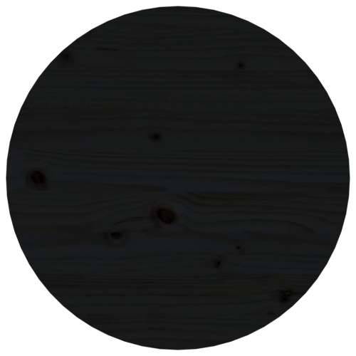 Stolić za kavu crni Ø 45x40 cm od masivne borovine - Crna Ø 45 x 40 cm 1 Cijena