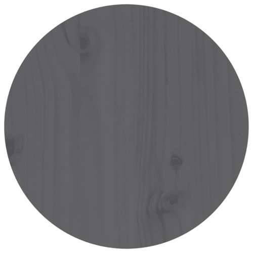 Stolić za kavu sivi Ø 35x35 cm od masivne borovine - Siva 1 Cijena