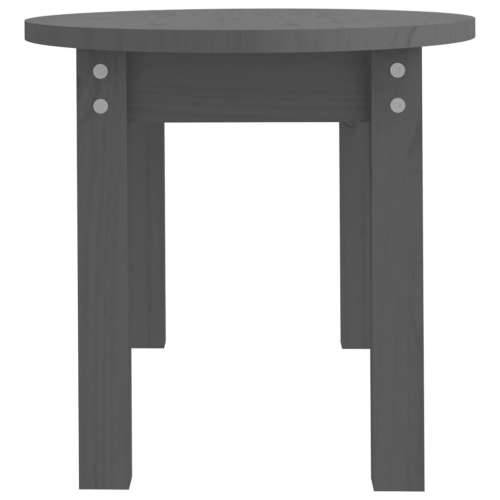 Stolić za kavu sivi 80 x 40 x 35 cm od masivne borovine - Siva 80 x 40 x 35 cm 1 Cijena