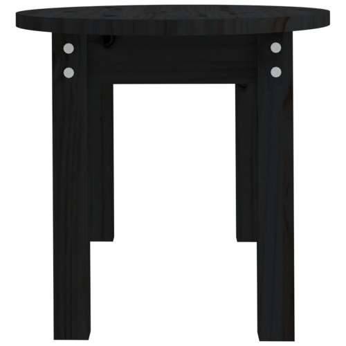 Stolić za kavu crni 80 x 40 x 35 cm od masivne borovine - Crna 80 x 40 x 35 cm 1 Cijena
