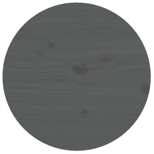 Stolić za kavu sivi Ø 55x60 cm od masivne borovine - Siva Ø 55 x 60 cm 1 Cijena