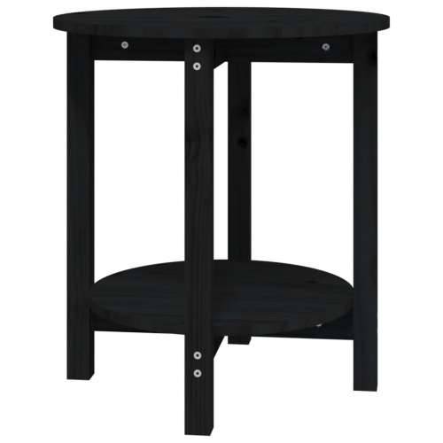 Stolić za kavu crni Ø 55x60 cm od masivne borovine - Crna Ø 55 x 60 cm 1 Cijena