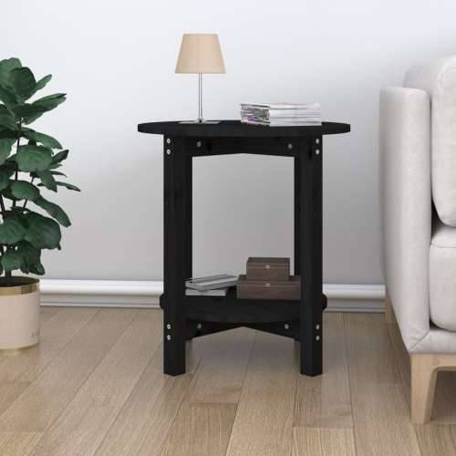 Stolić za kavu crni Ø 55x60 cm od masivne borovine - Crna Ø 55 x 60 cm 1 Cijena