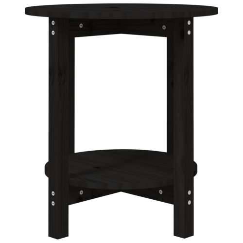 Stolić za kavu crni Ø 55x60 cm od masivne borovine - Crna Ø 55 x 60 cm 1 Cijena