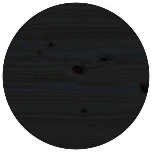 Stolić za kavu crni Ø 55x60 cm od masivne borovine - Crna Ø 55 x 60 cm 1 Cijena