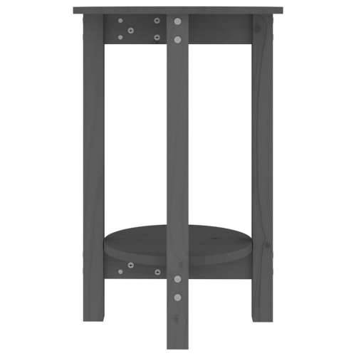 Stolić za kavu sivi Ø 40x60 cm od masivne borovine - Siva Ø 40 x 60 cm 1 Cijena
