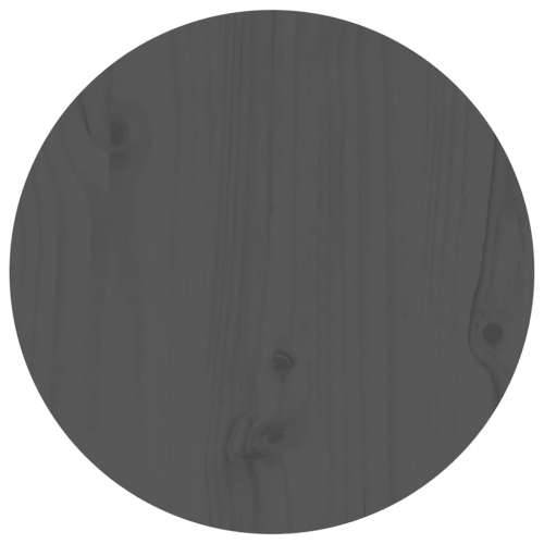 Stolić za kavu sivi Ø 40x60 cm od masivne borovine - Siva Ø 40 x 60 cm 1 Cijena
