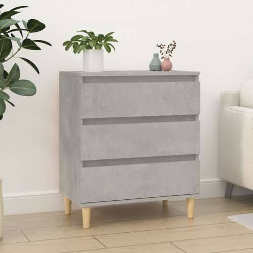 Komoda siva boja betona 60x35x70 cm od konstruiranog drva - Beton siva 1 Cijena