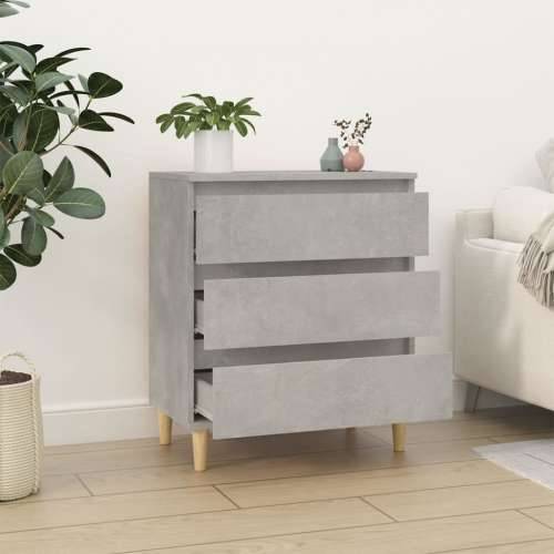 Komoda siva boja betona 60x35x70 cm od konstruiranog drva - Beton siva 1 Cijena