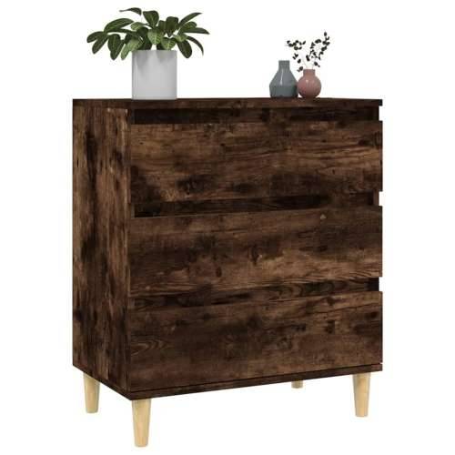 Komoda boja dimljenog hrasta 60 x 35 x 70 cm konstruirano drvo - Dimljeni hrast 1 Cijena