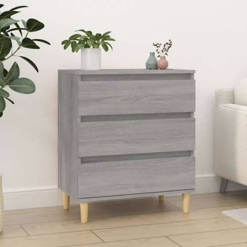 Komoda sivog hrasta sonome 60x35x70 cm od konstruiranog drva - Sivi hrast sonoma 1 Cijena