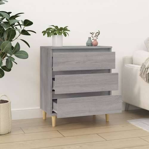 Komoda sivog hrasta sonome 60x35x70 cm od konstruiranog drva - Sivi hrast sonoma 1 Cijena
