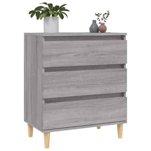 Komoda sivog hrasta sonome 60x35x70 cm od konstruiranog drva - Sivi hrast sonoma 1 Cijena