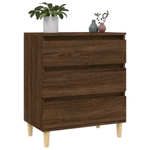 Komoda boja smeđeg hrasta 60 x 35 x 70 cm konstruirano drvo - Smeđi hrast 1 Cijena