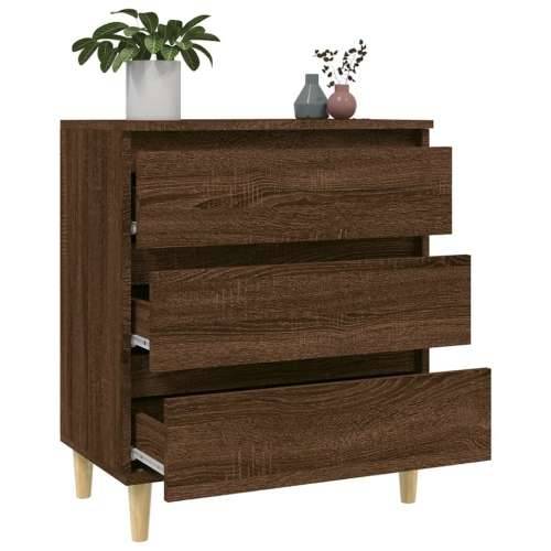 Komoda boja smeđeg hrasta 60 x 35 x 70 cm konstruirano drvo - Smeđi hrast 1 Cijena
