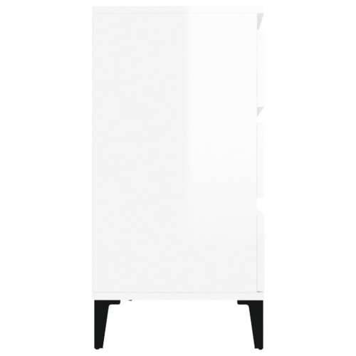 Komoda sjajna bijela 60 x 35 x 70 cm od konstruiranog drva - Visoko sjajno bijela 1 Cijena
