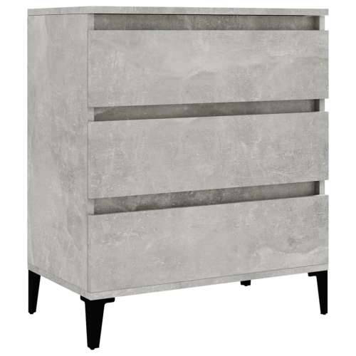 Komoda siva boja betona 60x35x70 cm od konstruiranog drva - Beton siva 1 Cijena