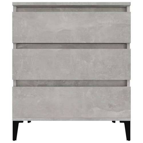 Komoda siva boja betona 60x35x70 cm od konstruiranog drva - Beton siva 1 Cijena