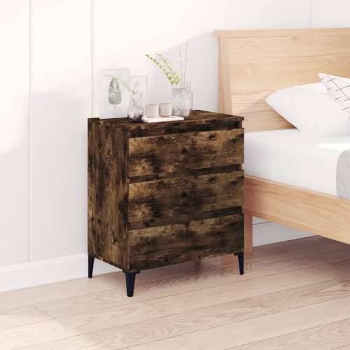 Komoda boja dimljenog hrasta 60 x 35 x 70 cm konstruirano drvo - Dimljeni hrast 1 Cijena