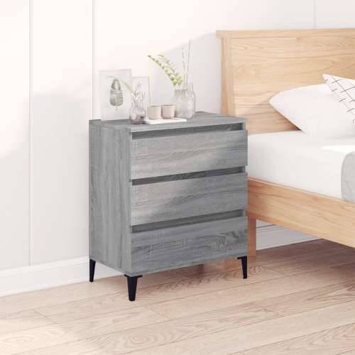 Komoda sivog hrasta sonome 60x35x70 cm od konstruiranog drva - Sivi hrast sonoma 1 Cijena