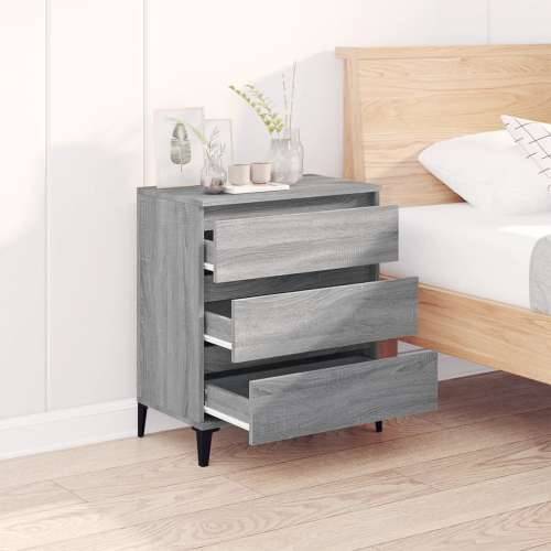 Komoda sivog hrasta sonome 60x35x70 cm od konstruiranog drva - Sivi hrast sonoma 1 Cijena