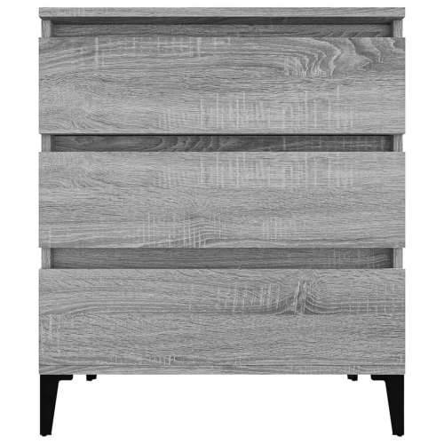 Komoda sivog hrasta sonome 60x35x70 cm od konstruiranog drva - Sivi hrast sonoma 1 Cijena