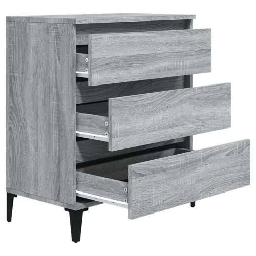 Komoda sivog hrasta sonome 60x35x70 cm od konstruiranog drva - Sivi hrast sonoma 1 Cijena