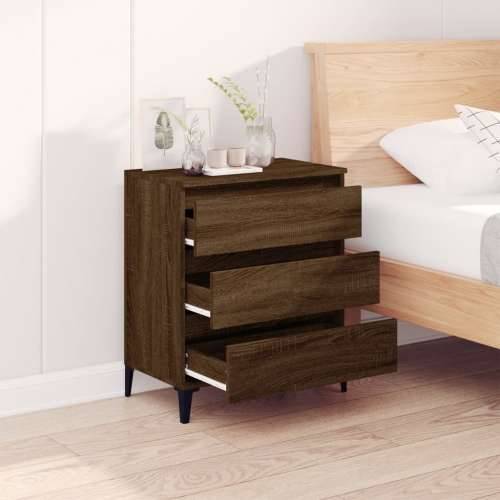 Komoda boja smeđeg hrasta 60 x 35 x 70 cm konstruirano drvo - Smeđi hrast 1 Cijena